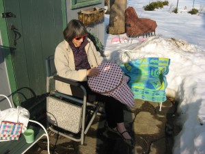 Plen Air Quilting - February 2011