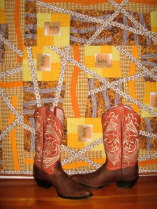 "Rolling in the Hay" CWSmith with "Cowgirl Boots"